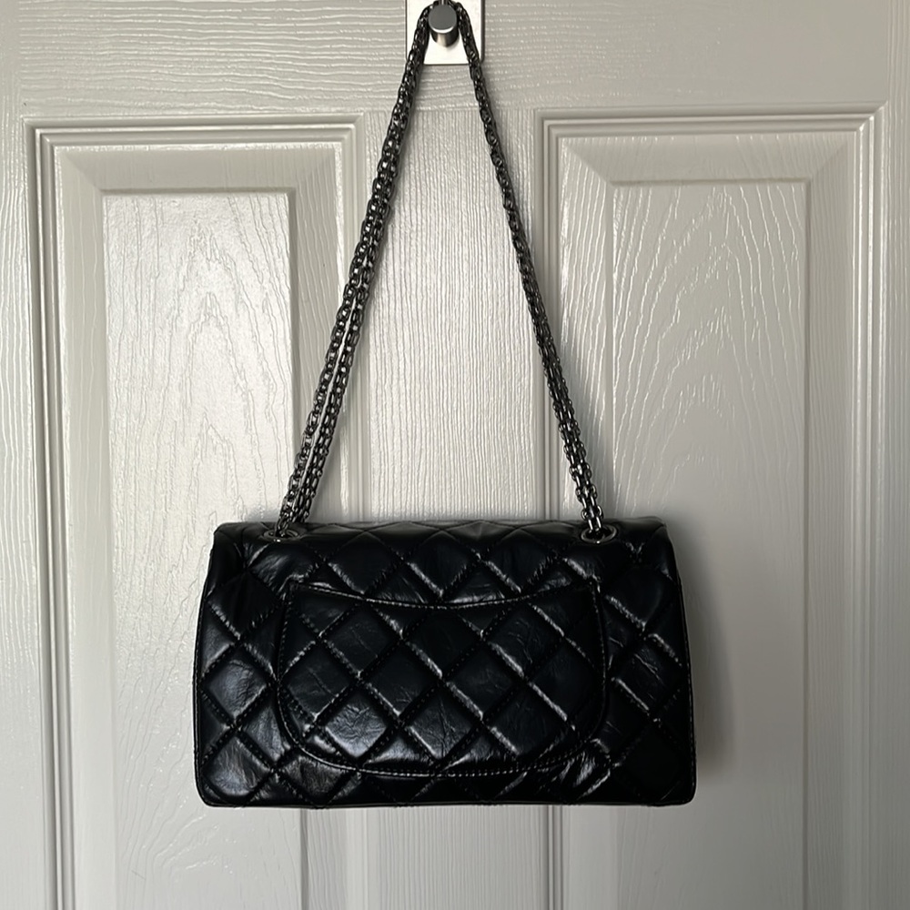 Genuine Leather Fashion Bag Black - Picture 5 of 8